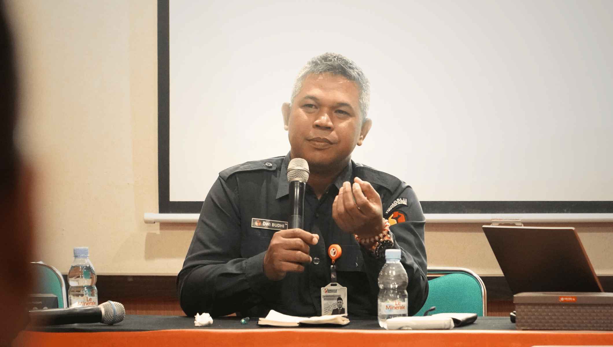 Pemaparan materi kepemiluan oleh Bawaslu Sragen